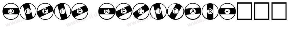 Queue Regular字体转换